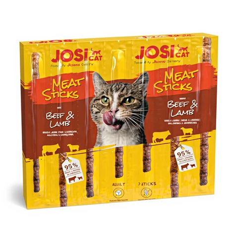 JosiCat Fleischsticks Rind & Lamm 7 x 5 g