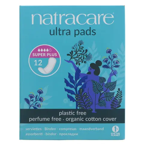 Natracare Ultra Pads Super Plus 12pads