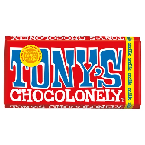 Tony's Chocolonely Fairtrade Milk Chocolate 180g