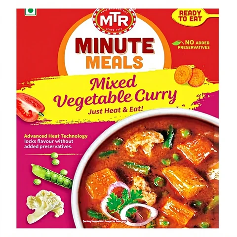 MTR Plat préparé Curry de légumes - 300 g
