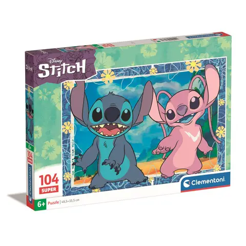 Clementoni Disney Stitch 104 Piece Super Puzzle