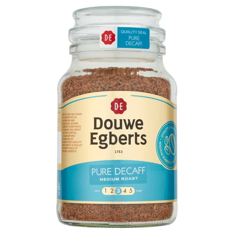 Douwe Egberts Pure Decaffeinated Instant Coffee 190g