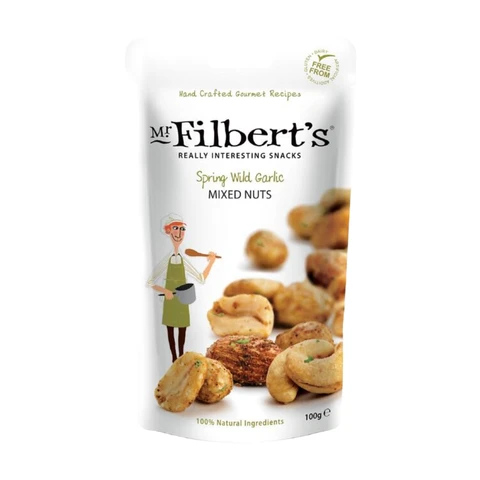 Mr Filbert's Wild Garlic Mixed Nuts 100g