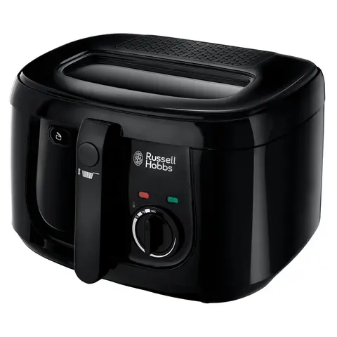 Russell Hobbs Food Collection Maxi Fryer Maxi, Black, Non Stick, Adjustable, Stylish - 24570