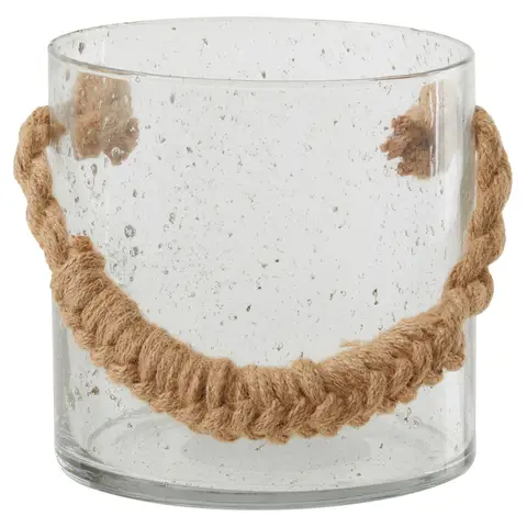 Interiors by Premier Lantern Kuta Rope Natural Small