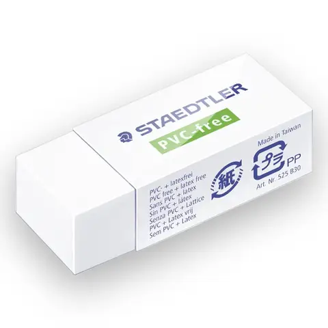 STAEDTLER PVC-freier weißer Radiergummi