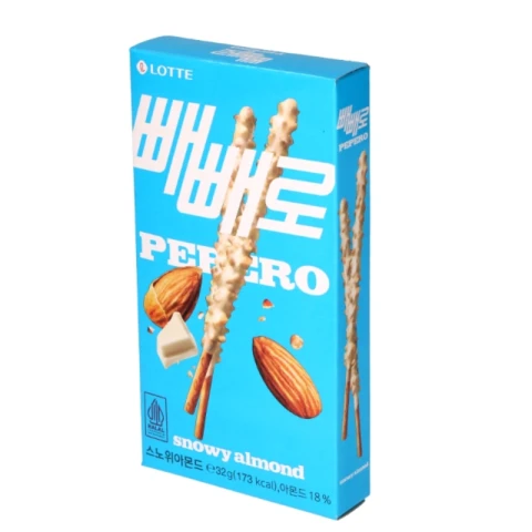 Lotte | Pepero - Verschneite Mandelstifte 32g
