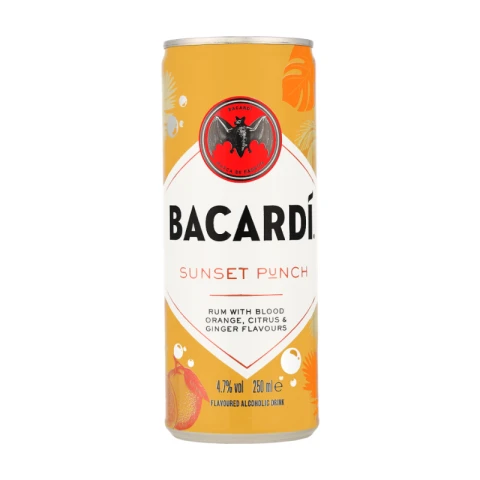 Bacardi Sunset Punch 0.25 liter Premix cocktails