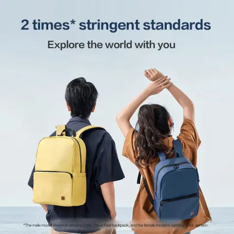 J.Zao Lightweight Duffel Bag Upgrade 2.0 Sports Travel Commuter Student School Yellow Bag - 20 L -