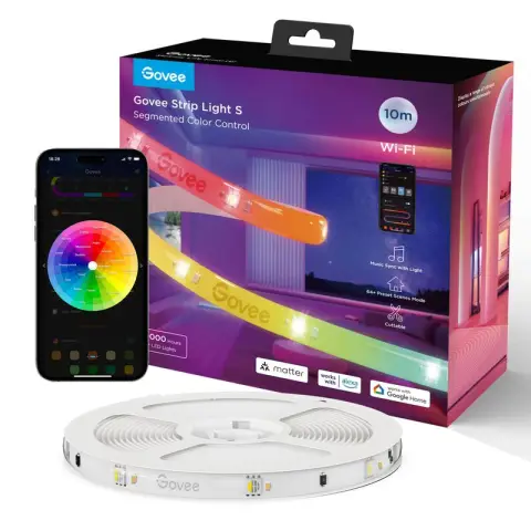 Govee H612C - LED Strip - 10m RGBICW Wi-Fi Bluetooth Bediening H612C