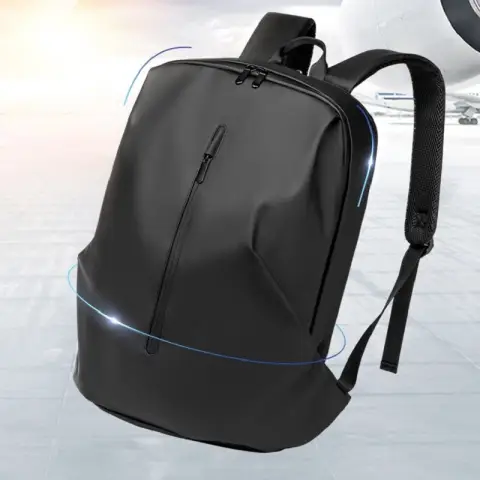 H.XUN Multifunctional Backpack 23L, Business Bag, Student School Bag, Travel Gym Bag - Black Backpack 32*15*48 cm