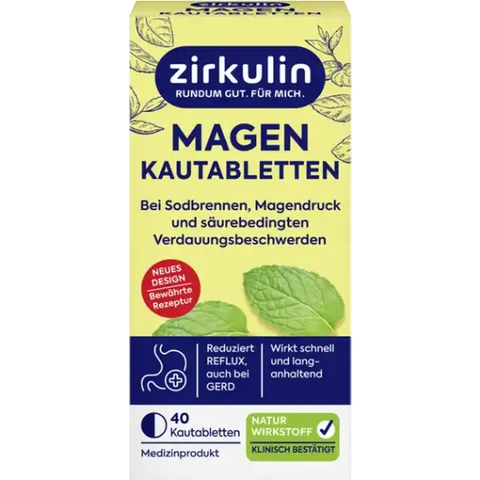 Zirkulin Magen-Kautabletten 40 Stück