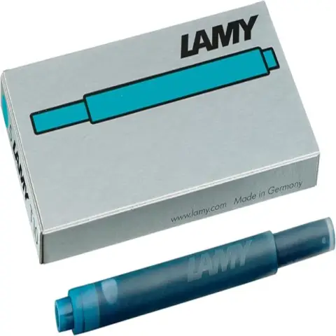 Lamy T10 türkisfarbene Tintenpatronen