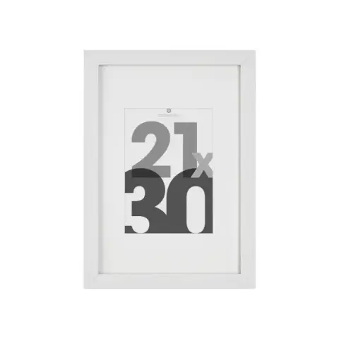 Cadre photo Éva 21 x 30 cm blanc