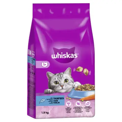 Whiskas Trockennahrung 1+ mit Thunfisch