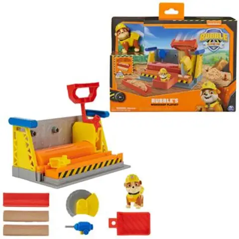 Paw Patrol Rubble And Crew Work Shop Playset