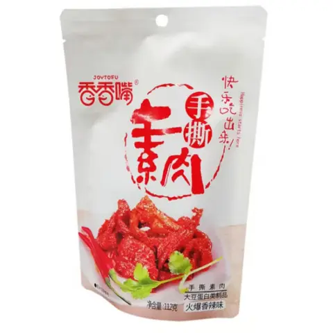 XXZ Hand-shredded Spicy Vegetarian Meat 112g 香香嘴手撕火爆香辣素肉112g