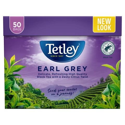 Tetley Original Earl Grey 50 Tea Bags 125g