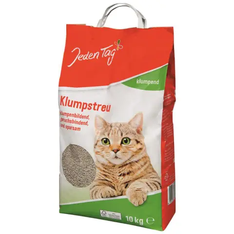 Jeden Tag Klumpstreu für Katzen 10 kg