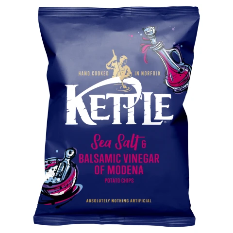 KETTLE® Chips Sea Salt & Balsamic Vinegar of Modena Sharing Crisps 130g