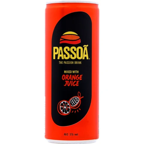 Passoa Mixed with Orange Juice 250ML