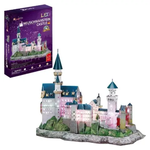 CUBIC FUN 3d Puzzel Neuschwanstein Castle LED