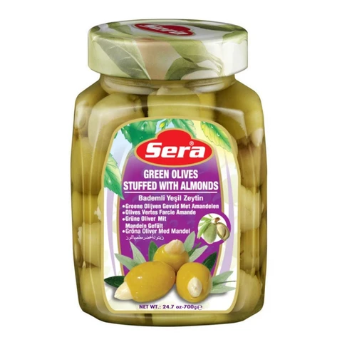Sera Zeytin Olivengrün Mandel (Glas) 720g Türkisch