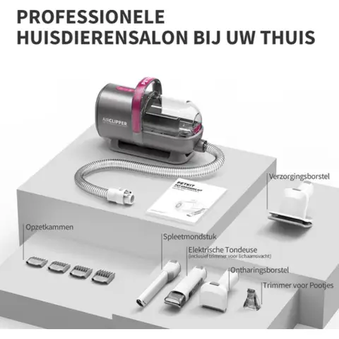 PETKIT Airclipper – Vakuum-Set zur Tierpflege – Haarentferner – Hundefriseur