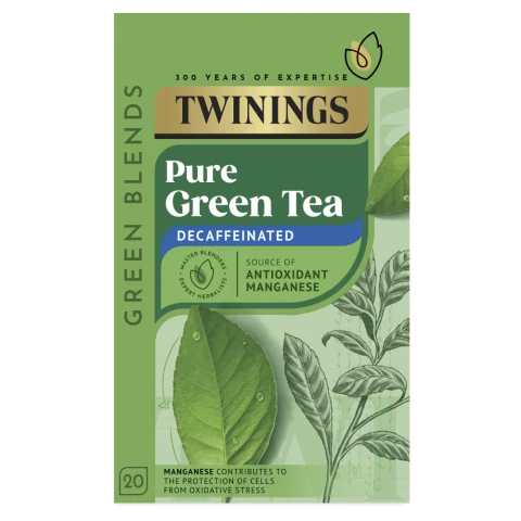 Twinings Green Decaffeinated Tea Bags 20 pack