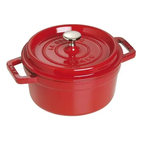 Staub Cocotte Gusseisen-Schmortopf mit Deckel 22 cm 2,6 L