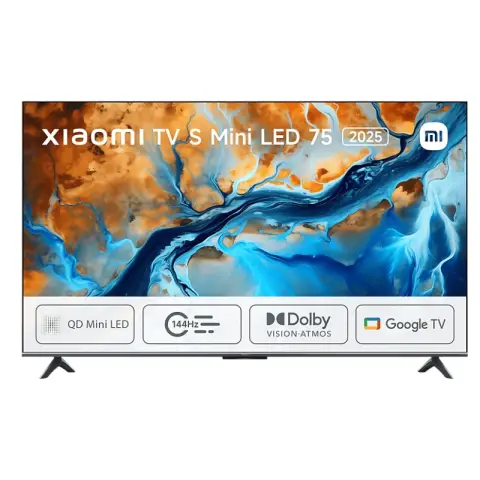 Xiaomi TV S 2025 - Mini LED TV - 75” 4K HDR 144Hz Dolby Atmos