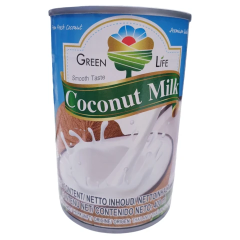 Greenlife Lait de coco en conserve GREENLIFE (5-7%) 400 ml