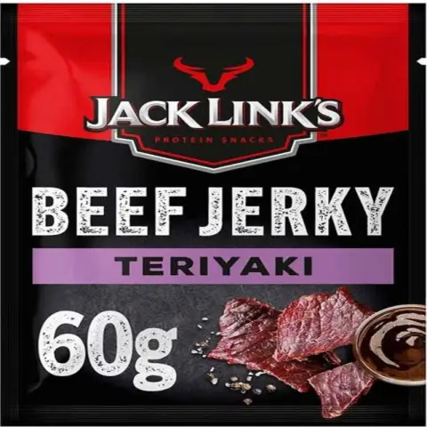 Jack Li JL Beef Teriyaki Jerky 60g Teriyaki
