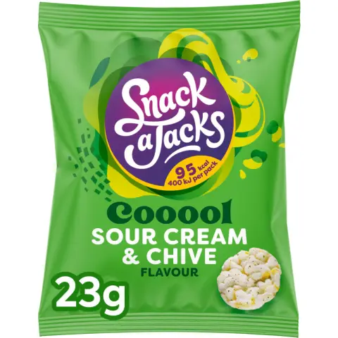 Snack a Jacks Reiswaffeln mit Sauerrahm und Schnittlauch 23g