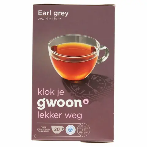 g'woon Earl Grey Zwarte Thee 20 x 1,5 g