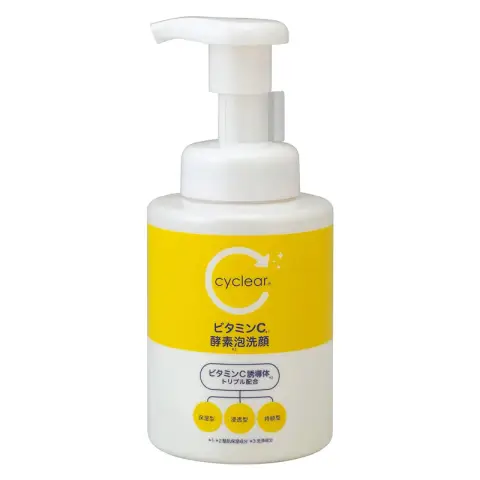 CYCLEAR cyclear Vitamin C Enzymschaum-Gesichtswaschmittel