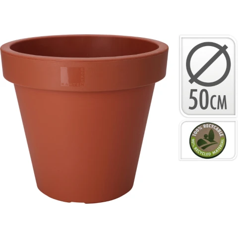 Bloempot Ek Rond 50Cm