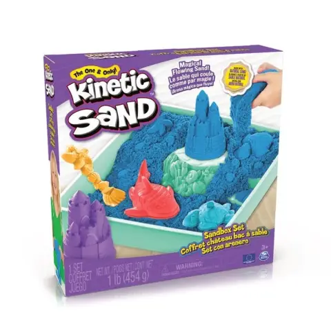 Spin Master Kinetic Sand Sand Box Blue