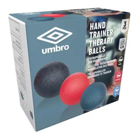 Umbro Handtrainer-Massageball - Professionelles Triggerpunkt-Lacrosse - 3er-Set