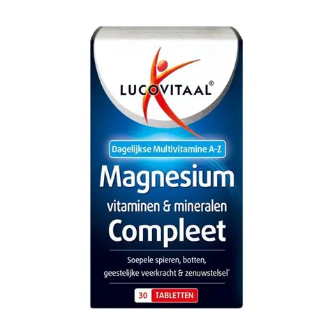 Lucovitaal Magnesium, Vitaminen & Mineralen Compleet 30 Stuks