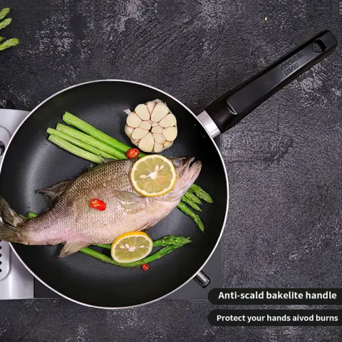 COOKER KING Frying Pan with Non-stick Coating - Frying Pan with Lid 28 cm