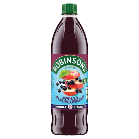 Robinsons Real Fruit Double Strength Apple & Blackcurrant 1 litre