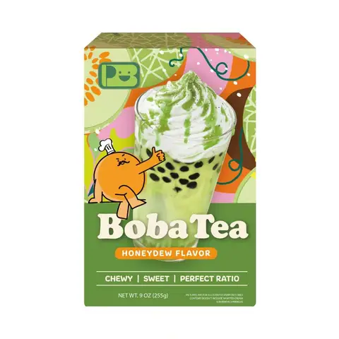 JENI PLAYB Bubble Tea Kit Honigmelonen-Geschmack 3 Kits - 255g