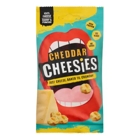 Cheesies Crunchy Popped Cheddar Cheese 20g