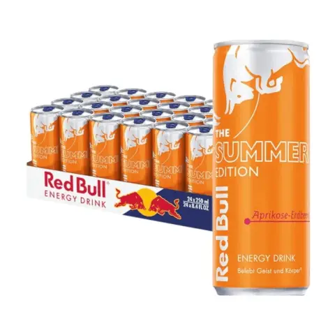 Red Bull Aprikosen Edition 250 ml (Karton von 24, inkl. 6€ Pfand)