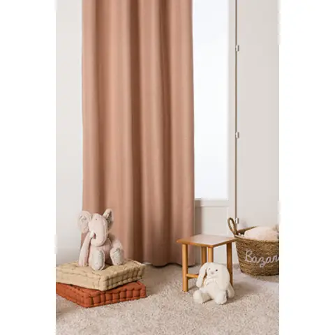 Blackout Curtains Full Blackout Perforation-free - 140 x 260 cm - Pink