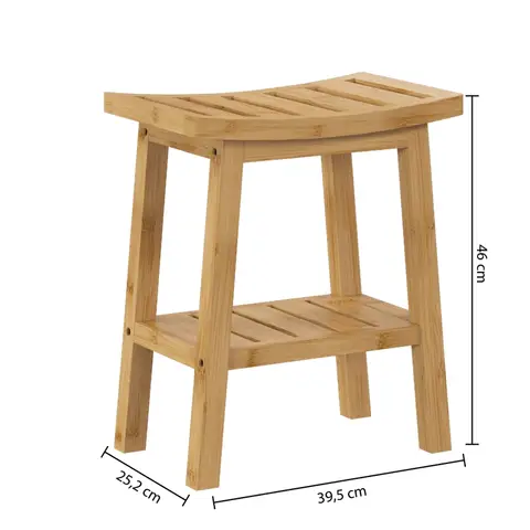 Bambus-Aufbewahrungsbank