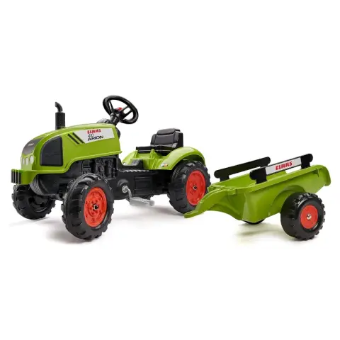 Falk Claas Traktor mit Anhänger 2/5