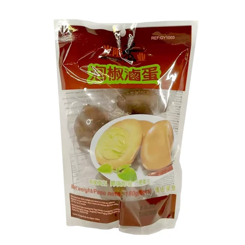 Guangyang Œufs marinés aromatisés au poivre mariné de Guangyang 6 pièces 30g