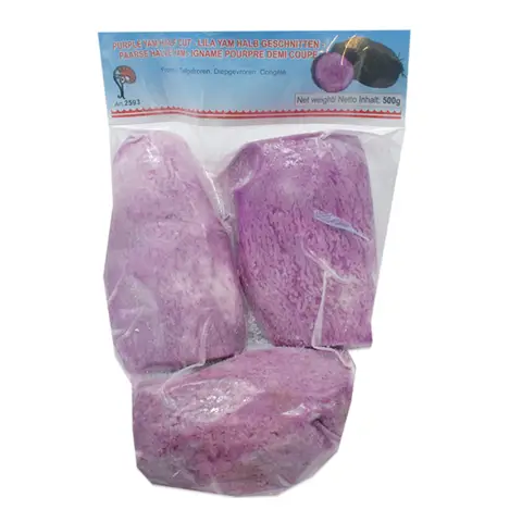 Mooijer Lila Yamswurzel, halbiert, 500 g